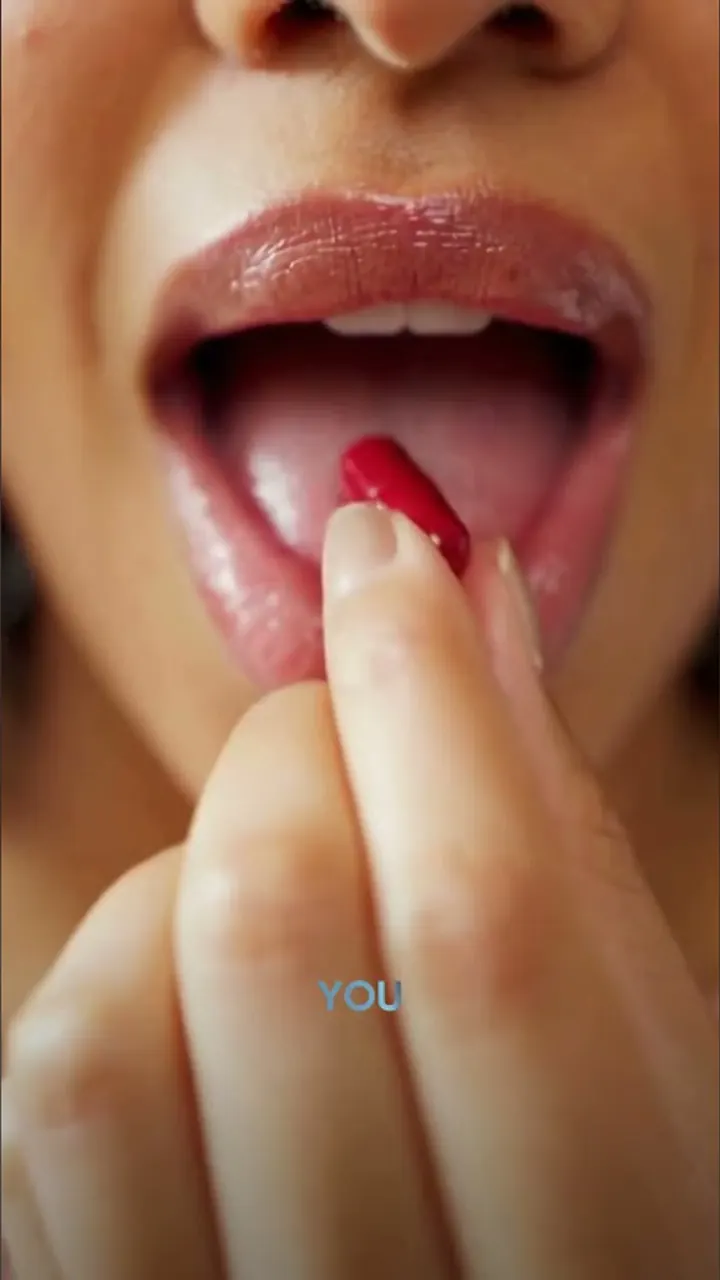 A close-up product moment from a FemClarity social creative.